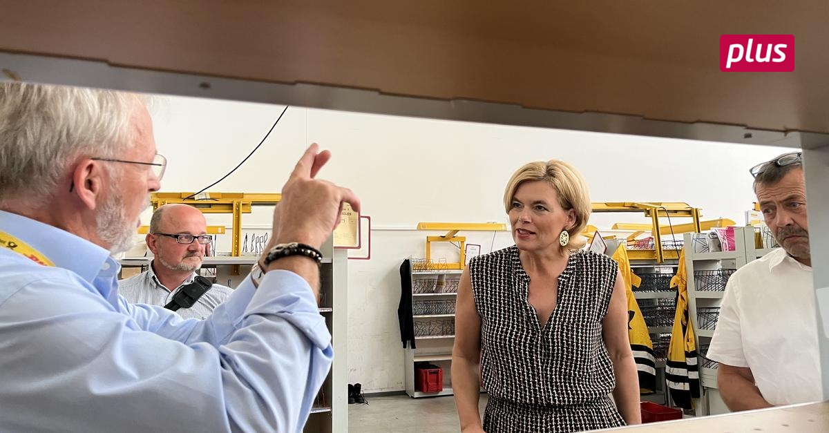 Julia Klöckner im Dialog mit Deutscher Post in Bad Kreuznach Mittelhessen